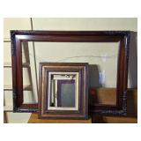 Wood Frames x2, Decorative Frames x2