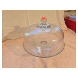 Glass Cake Dome Stand
