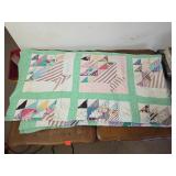 Vintage Patchwork Quilt Handmade 84'x88'