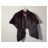 Vintage Brown Mink Fur Stole/Wrap
