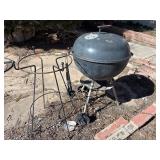 Weber Charcoal Grill, Metal Stand
