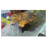 Antique Burlwood Coffee Table 43'x31'18'