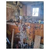 Contents of Shed, Vintage TVs, Tools, Hardware