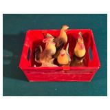 Rooster & Chicken Figurines