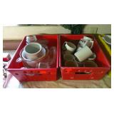 Glassware, Measuring Pyrex Cup, Coffee Mugs