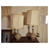 Pair Of Vintage Mid Century Table Lamps