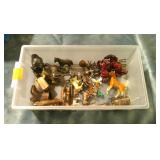 Horse Figurine Collection, Brass, Glass, Ceramic