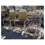 Metal Lawn Chair Frames x4