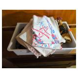 Vtg Tapestries & Table Linens