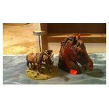 Horse Sculpture Made Of Wax 8'x8', Western Art