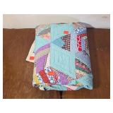 Vintage Shooting Star Pattern Quilt Handmade