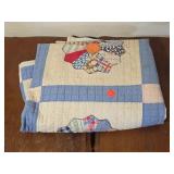 Vintage Dresden Plate Pattern Quilt 60'x76'