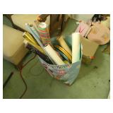 Wrapping Paper, Ribbon, Embroidery Hoops