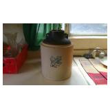 Vintage Western Stoneware Crock with Wire Handle