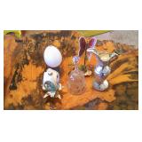 Glass Bell, Salt & Pepper , Wood Art