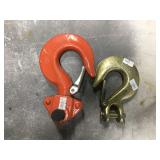 Hoist Hooks 1/2 Ton Qty 2, 1 Ton Qty 1