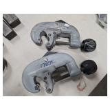 Rigid Pipe Cutters Qty 2 5/8'-2-1/8'