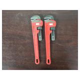 Ridged Pipe Wrenches 14' Qty 2