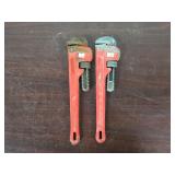 Ridged Pipe Wrenches 14' Qty 2