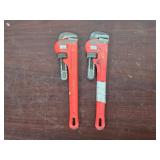 Ridged Pipe Wrenches 14' Qty 2