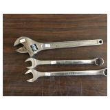 Wrenches, Stanley 1', 1-1/16', Mac 1-1/2'