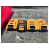 DeWalt 20v 2AH Batteries QTY4