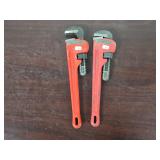 Ridged Pipe Wrenches 14' Qty 2