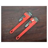 Ridged Pipe Wrenches 14' Qty 2