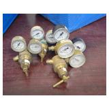 Victor Oxygen and Acetylene Regulator's Qty 4