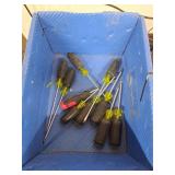 Stanley Screw Drivers, 5 Flathead, 5 Phillips Head