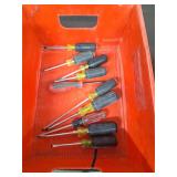 10 Screw Drivers, 5 Flathead, 5 Phillips Head