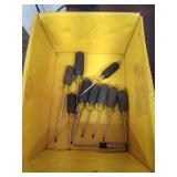 Stanley Screw Drivers, 5 Flathead, 5 Phillips Head