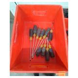 Stanley Screw Drivers, 5 Flathead, 5 Phillips Head