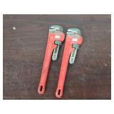 Ridged Pipe Wrenches 14' Qty 2