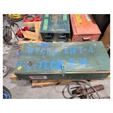 Wooden Crate With Lift Parts