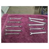 Assorted Wrenches Qty 10