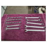 Assorted Wrenches Qty 10