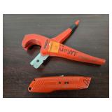 Stanley Box Cutter and Rigid PVC Cutter