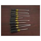 Stanley Screw Drivers, All Flathead Qty 10
