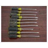 Stanley Screw Drivers, All Flathead Qty 10