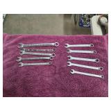 Assorted Wrenches Qty 10