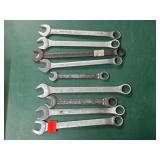 Various Open Ended Wrenches Qty 10