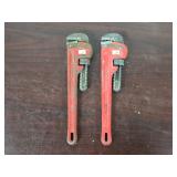 Ridged Pipe Wrenches 14' Qty 2