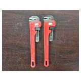 Ridged Pipe Wrenches 14' Qty 2