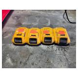 DeWalt 20v 2AH Batteries QTY4