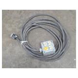 Heavy Duty Extension Cord With 4 Outlets 20Amp 15'