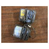 DeWalt Chargers Qty 2 DCB115, DCB112