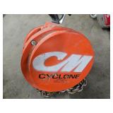 CM Cyclone 1-1/2 Ton Chain Hoist