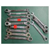 Various Open Ended Wrenches, Some Ratcheting