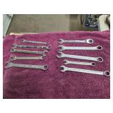 Assorted Wrenches Qty 10